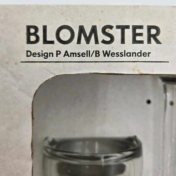 IKEA Blomster 3 Piece Candle Holder Set Clear Glass Amsell Berlin 901.674.39 - Picture 2 of 9